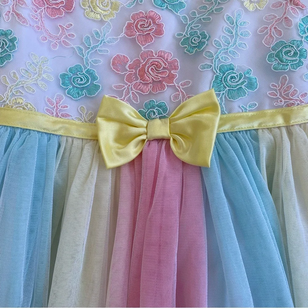 Jona Michelle Special Occasion Toddler Dress Size 4 - Picture 6 of 10